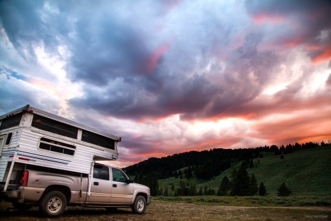 My home on the road, lovingly nick named "The Beast."